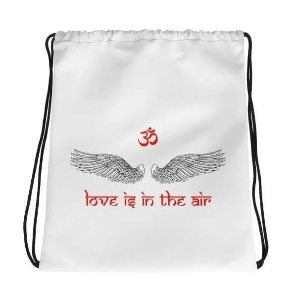 Mochila con cordones Love is in the air