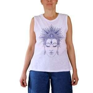 Camiseta orgánica Buda sin mangas