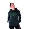 sudadera organica con capucha green yoga chacras