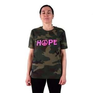 camiseta organica camuflaje hope