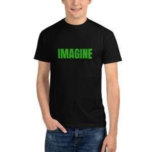 camiseta organica imagine negro