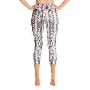 Leggings capri de yoga serpiente - Imagen 4